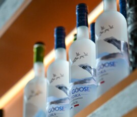 Vodka in der Bar im Juniper